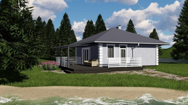 1. Проект A-002 Екстерьер фронт