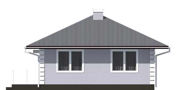 5. Проект A-002 Фасад сзади