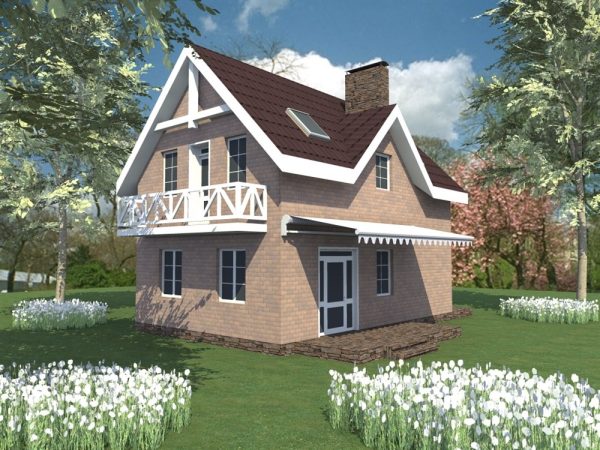 2. Проект дома A-003 Екстерьер Проект дома A-003 - фото 2
