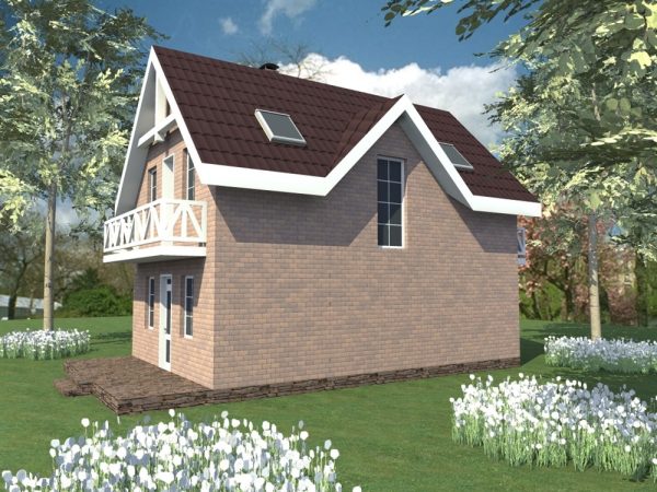 6. Проект дома A-003 Екстерьер Проект дома A-003 - фото 6
