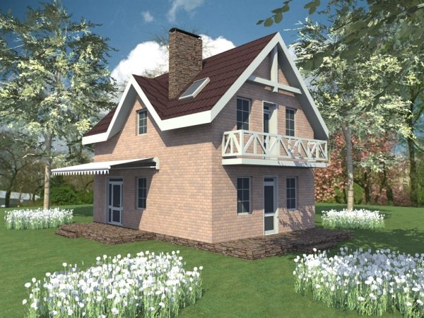 10. Проект дома A-003 Екстерьер Проект дома A-003 - фото 10