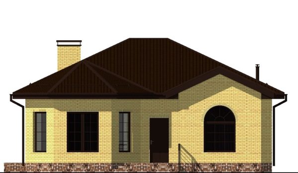 3. Проект дома A-006 Екстерьер Проект дома A-006 - фото 3