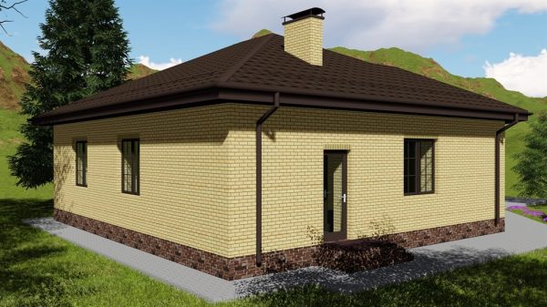 10. Проект дома A-006 Екстерьер Проект дома A-006 - фото 10