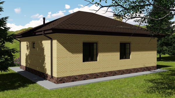 12. Проект дома A-006 Екстерьер Проект дома A-006 - фото 12