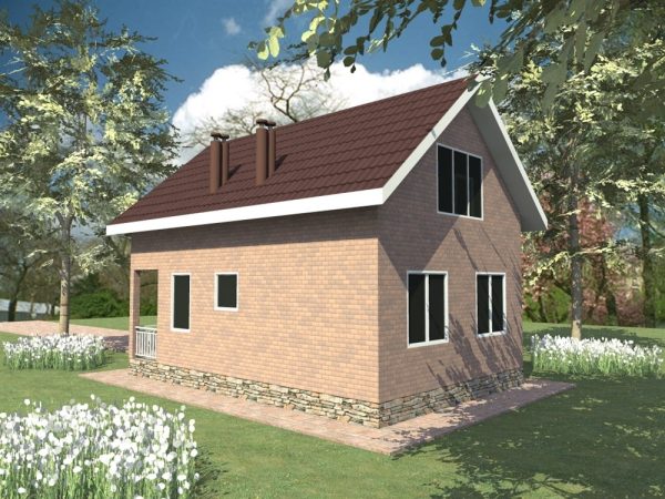 2. Проект дома A-007 Екстерьер Проект дома A-007 - фото 2