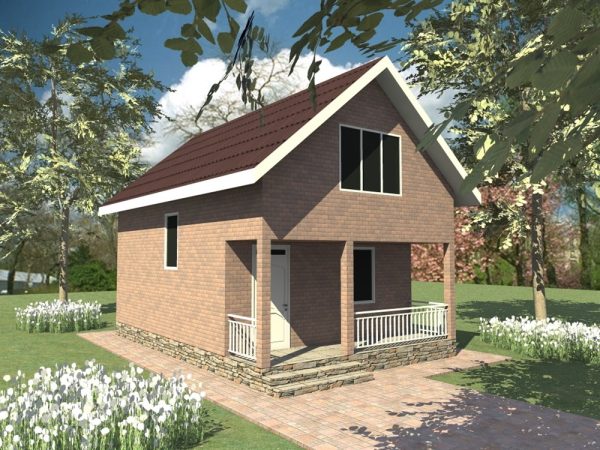 11. Проект дома A-007 Екстерьер Проект дома A-007 - фото 11