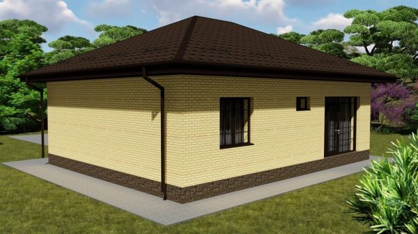 1. Проект дома A-008 Екстерьер Проект дома A-008 - фото 1