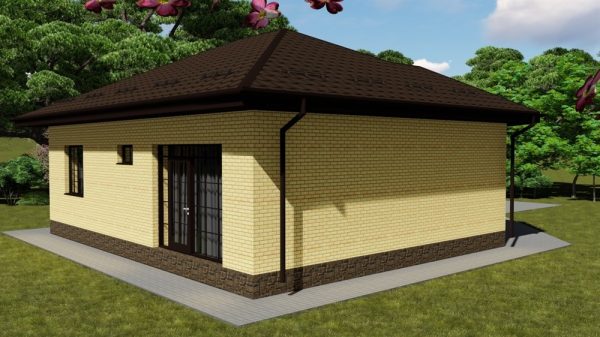 10. Проект дома A-008 Екстерьер Проект дома A-008 - фото 10