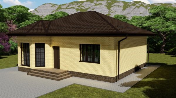 14. Проект дома A-008 Екстерьер Проект дома A-008 - фото 14