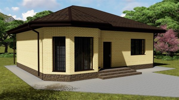 15. Проект дома A-008 Екстерьер Проект дома A-008 - фото 15