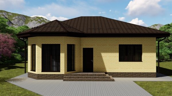 16. Проект дома A-008 Екстерьер Проект дома A-008 - фото 16