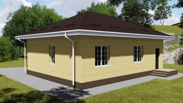 5. Проект дома A-009 Екстерьер Проект дома A-009 - фото 5