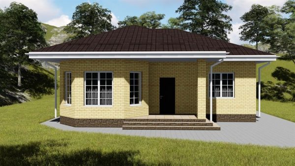 3. Проект дома A-009 Екстерьер Проект дома A-009 - фото 11