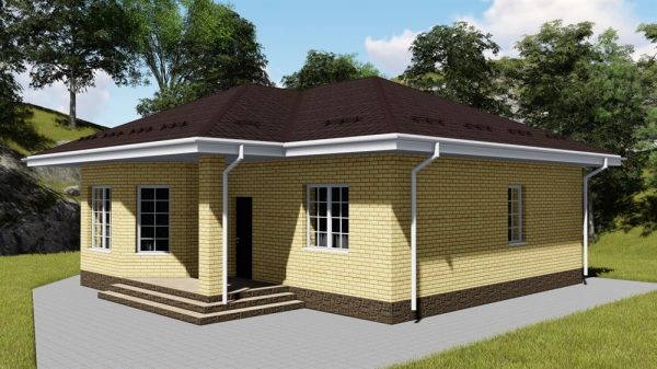 1. Проект дома A-009 Екстерьер Проект дома A-009 - фото 15