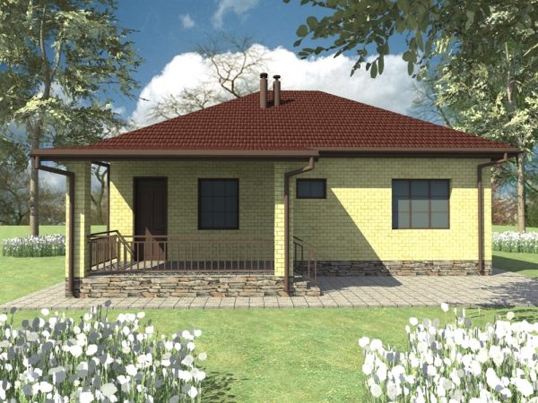 11. Проект дома A-011 Екстерьер Проект дома A-011 - фото 11