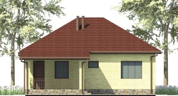 18. Проект дома A-011 Екстерьер Проект дома A-011 - фото 18