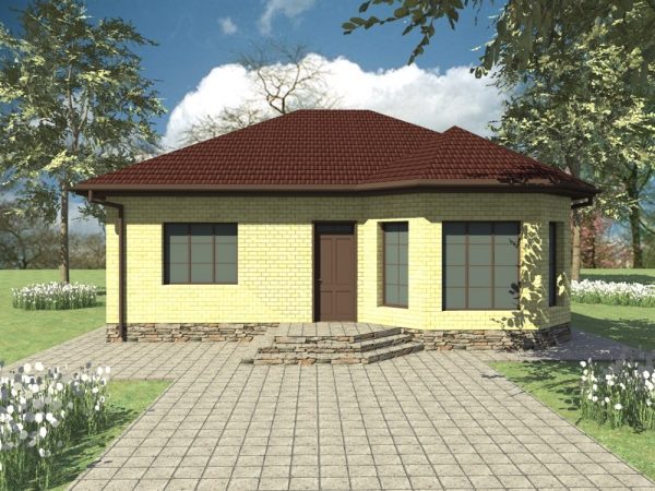 20. Проект дома A-011 Екстерьер Проект дома A-011 - фото 20