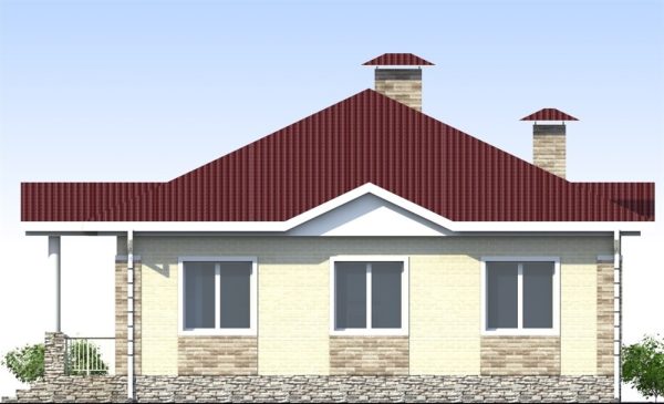 4. Проект дома A-015 Екстерьер Проект дома A-015 - фото 2