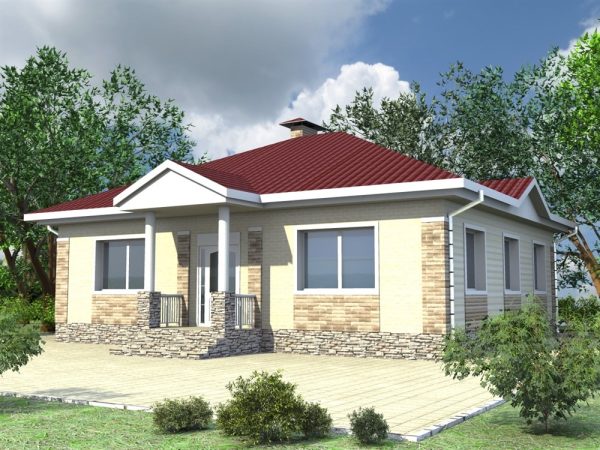 2. Проект дома A-015 Екстерьер Проект дома A-015 - фото 12