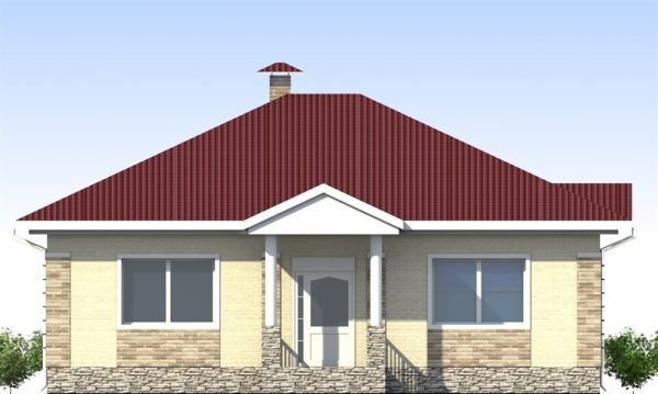 1. Проект дома A-015 Екстерьер Проект дома A-015 - фото 15