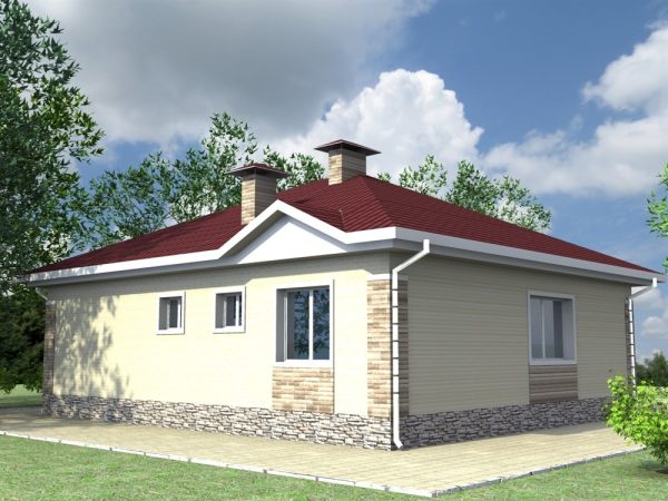 8. Проект дома A-015 Екстерьер Проект дома A-015 - фото 17