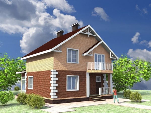 5. Проект дома A-016 Екстерьер Проект дома A-016 - фото 5