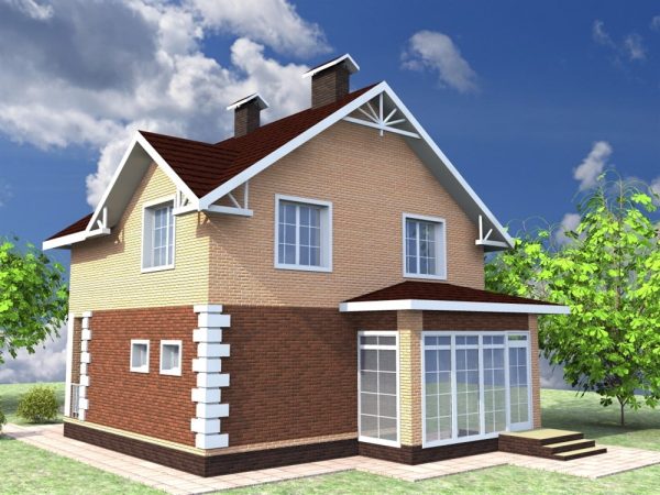 8. Проект дома A-016 Екстерьер Проект дома A-016 - фото 8