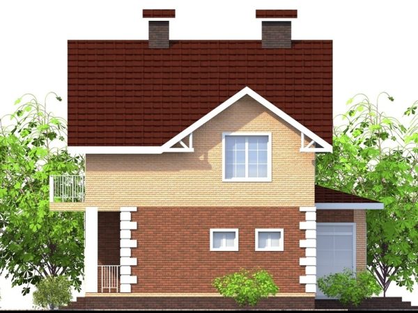 9. Проект дома A-016 Екстерьер Проект дома A-016 - фото 9