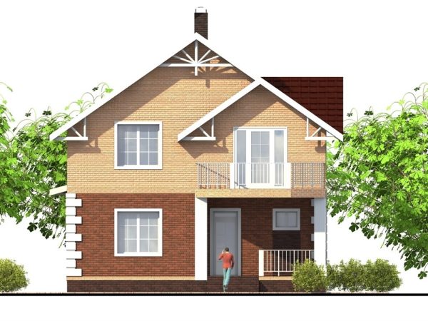 14. Проект дома A-016 Екстерьер Проект дома A-016 - фото 14