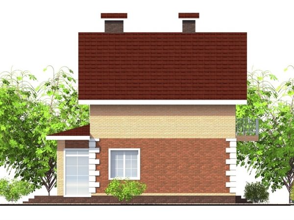 15. Проект дома A-016 Екстерьер Проект дома A-016 - фото 15