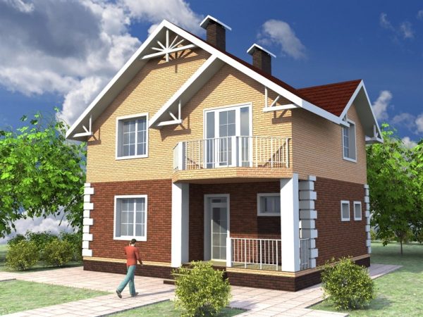 20. Проект дома A-016 Екстерьер Проект дома A-016 - фото 20