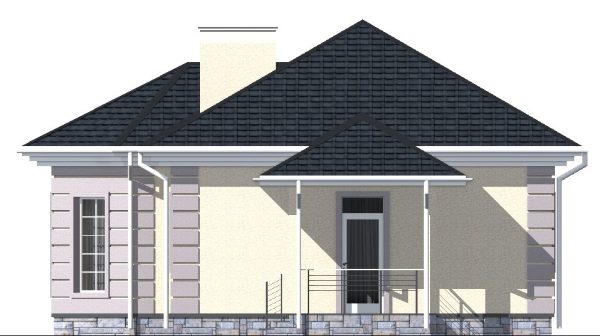 10. Проект дома A-017 Екстерьер Проект дома A-017 - фото 10