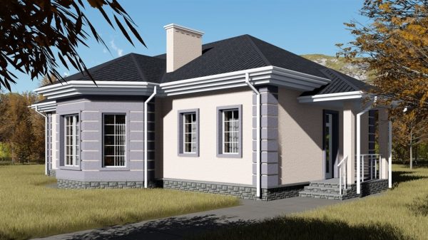 13. Проект дома A-017 Екстерьер Проект дома A-017 - фото 13