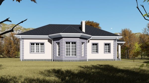 18. Проект дома A-017 Екстерьер Проект дома A-017 - фото 18