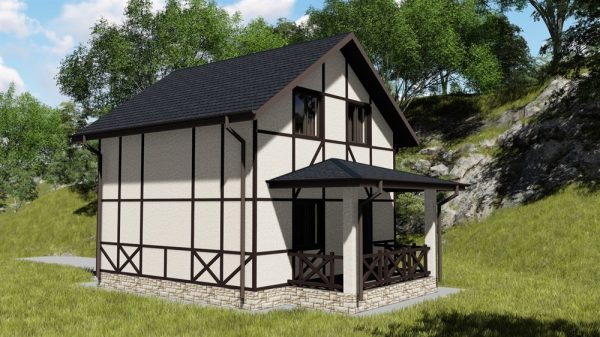 6. Проект дома A-019 Екстерьер Проект дома A-019 - фото 6