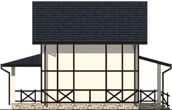 7. Проект дома A-019 Екстерьер Проект дома A-019 - фото 7