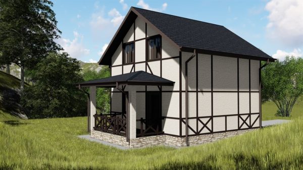 9. Проект дома A-019 Екстерьер Проект дома A-019 - фото 9