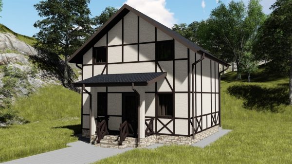 12. Проект дома A-019 Екстерьер Проект дома A-019 - фото 12