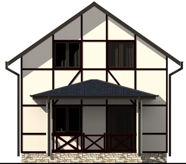 13. Проект дома A-019 Екстерьер Проект дома A-019 - фото 13