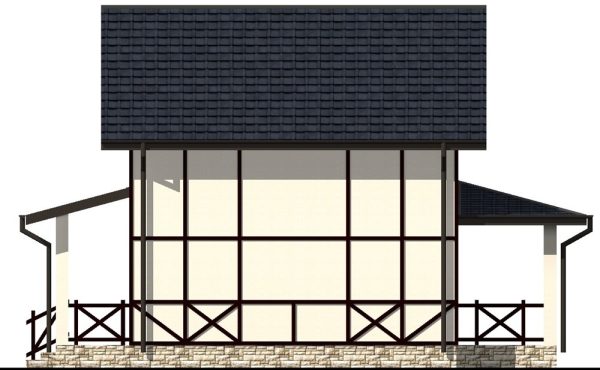 19. Проект дома A-019 Екстерьер Проект дома A-019 - фото 19