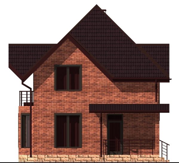 4. Проект дома A-021 Екстерьер Проект дома A-021 - фото 4