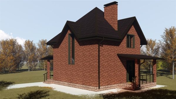 7. Проект дома A-021 Екстерьер Проект дома A-021 - фото 7