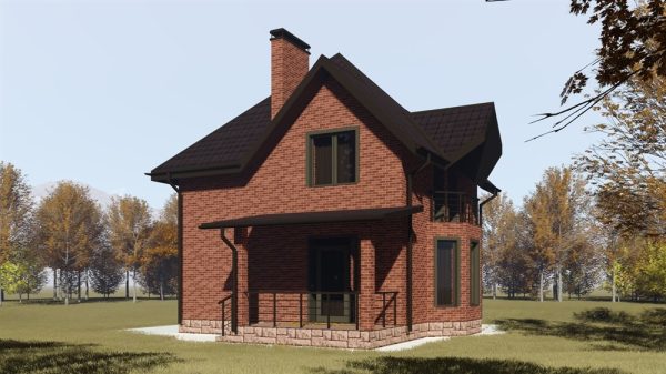 9. Проект дома A-021 Екстерьер Проект дома A-021 - фото 9