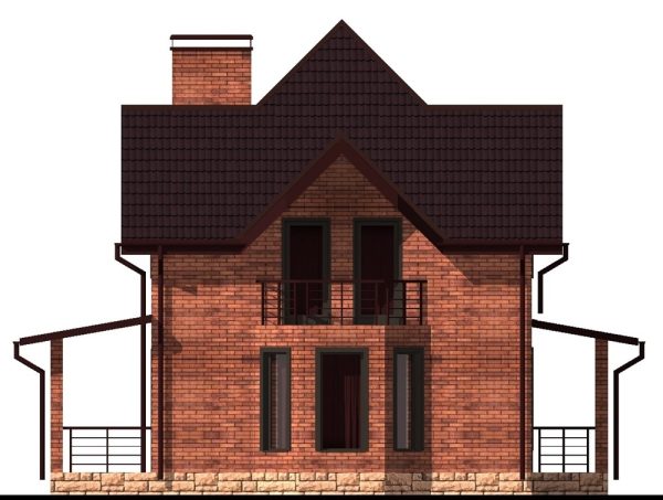 12. Проект дома A-021 Екстерьер Проект дома A-021 - фото 12