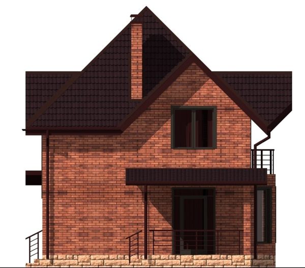 19. Проект дома A-021 Екстерьер Проект дома A-021 - фото 19