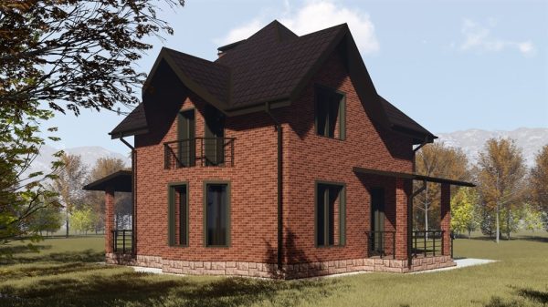 20. Проект дома A-021 Екстерьер Проект дома A-021 - фото 20