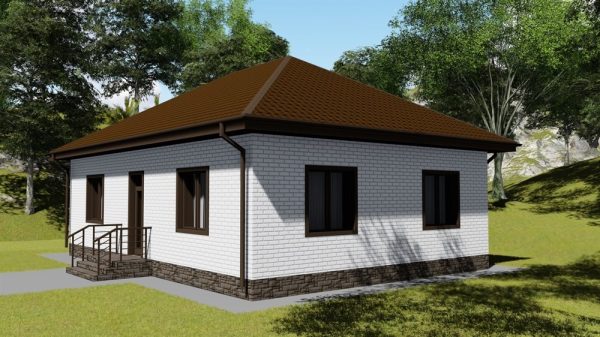 1. Проект дома A-023 Екстерьер Проект дома A-023 - фото 1