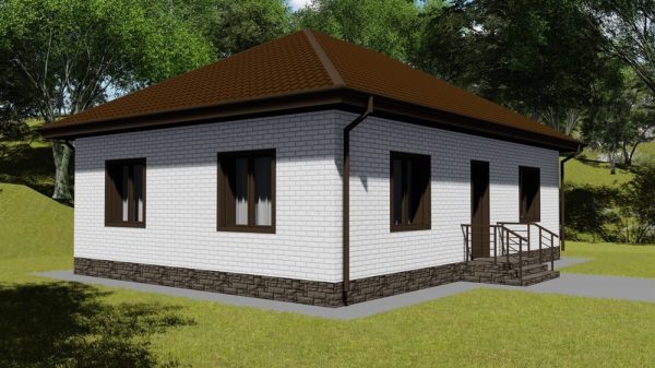 5. Проект дома A-023 Екстерьер Проект дома A-023 - фото 5