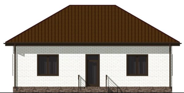 7. Проект дома A-023 Екстерьер Проект дома A-023 - фото 7