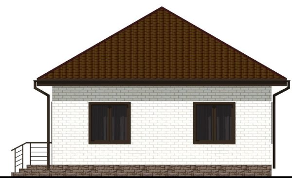 17. Проект дома A-023 Екстерьер Проект дома A-023 - фото 17